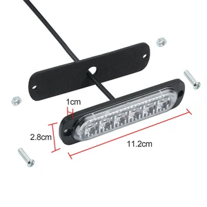 4x6 LED 12 فولت سلكي / لاسلكي للتحكم عن بعد الانتعاش ستروب ضوء ماركر سيارة وامض مصباح بار المصباح سيارة شاحنة تحذير وامض أفضل 11 مبيعات أمبولة التمريض سحق - رقم 6