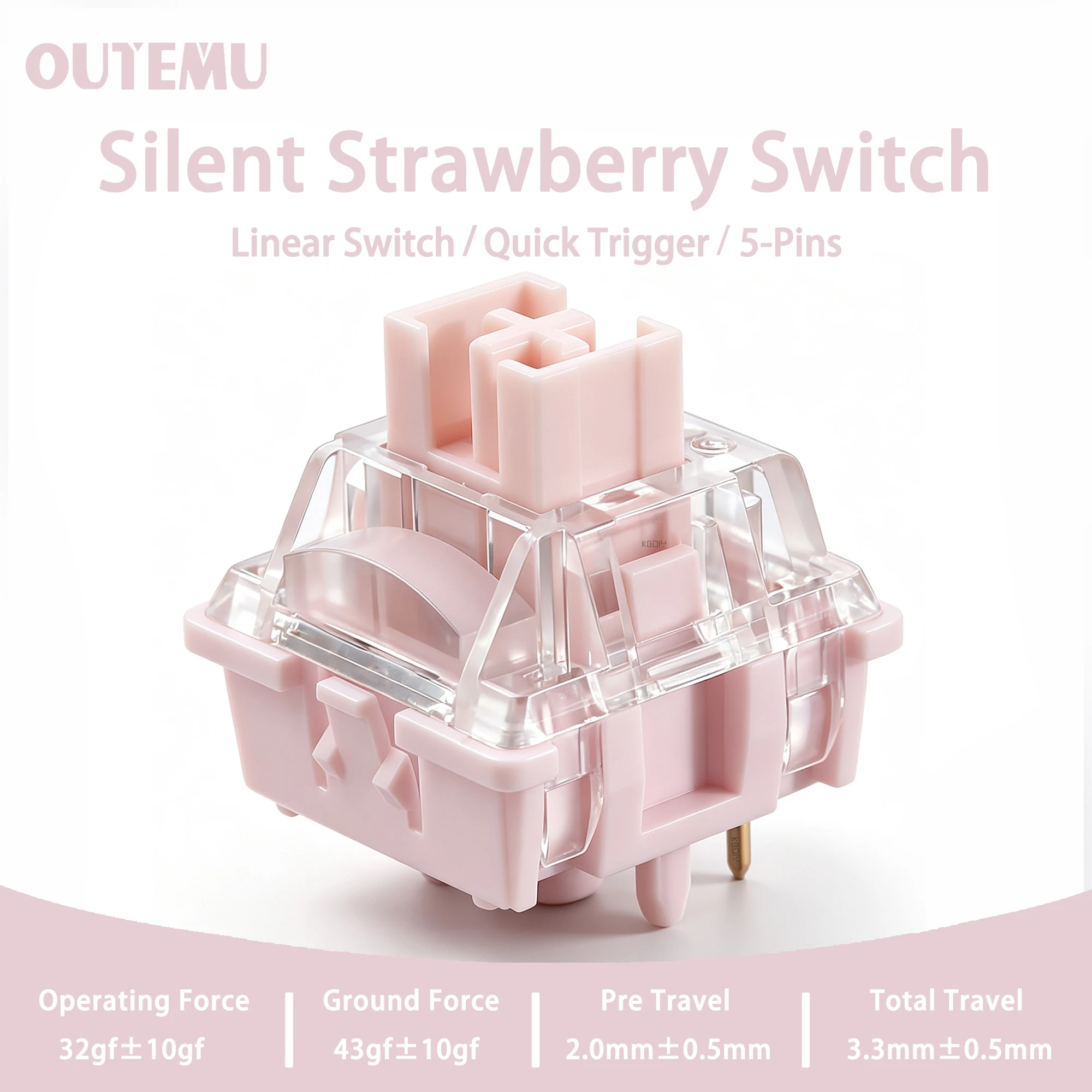 interruptor-silencioso-outemu-strawberry-32gf-5-pinos-linear-creamy-para-teclado-mecanico-de-jogos-diy-personalizado-material-pom-pa66-pc