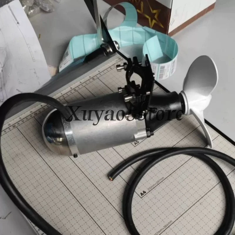 Brushless Motor Underwater Thruster Propeller Rubber Boat Plastic Boat Fsh Boat Electric Horse Ship Outer Machine