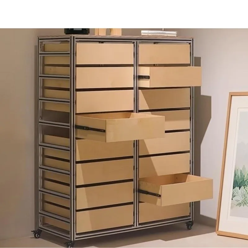 Locker Birch Ocean Board Minimal Multifunctional Storage Cabinet Bucket Cabinet