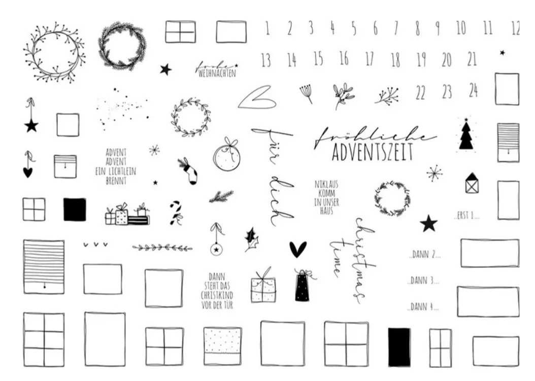 Neues Produkt Vorverkauf Weihnachten Eltern-Kind Stanzformen und Stempel DIY Scrapbook Album Dekoration Geprägte Papierkarten