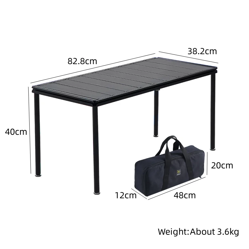 Tryhomy Camping IGT Table Portable Free Combination Table Outdoor Folding Table Picnic Lightweight Aluminum Alloy Table New