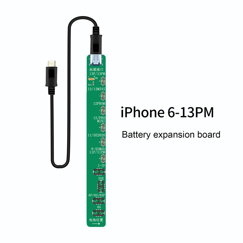 JC Pro1000S Battery Testing Module For iPhone 6-13 Pro Max Batteries Serial Number Cycle Times Reset Capacity Health Life Modify