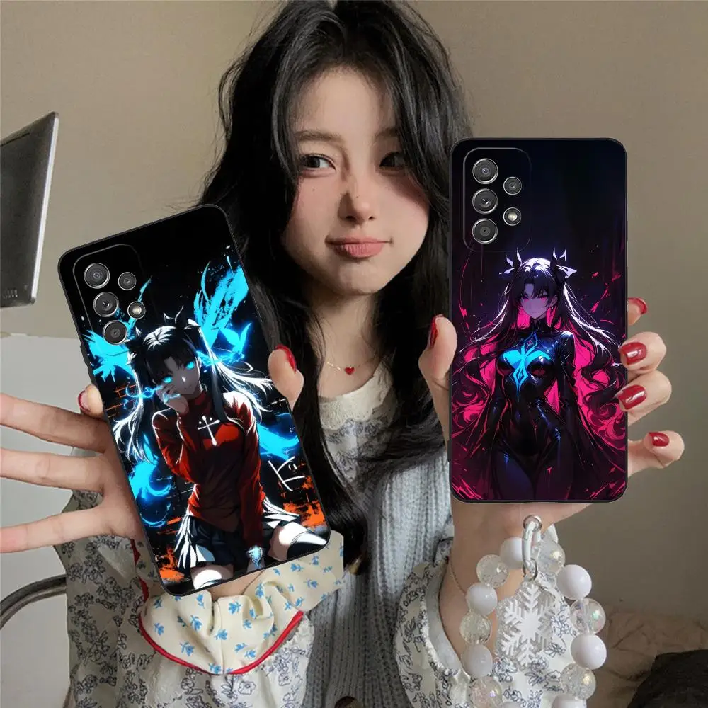 Чехол для телефона с изображением аниме Fate Stay Rin для Samsung Galaxy M55 54 42 35 34 33 32 23 22 15 14 13 12 F55 5G, мягкий противоударный чехол из ТПУ