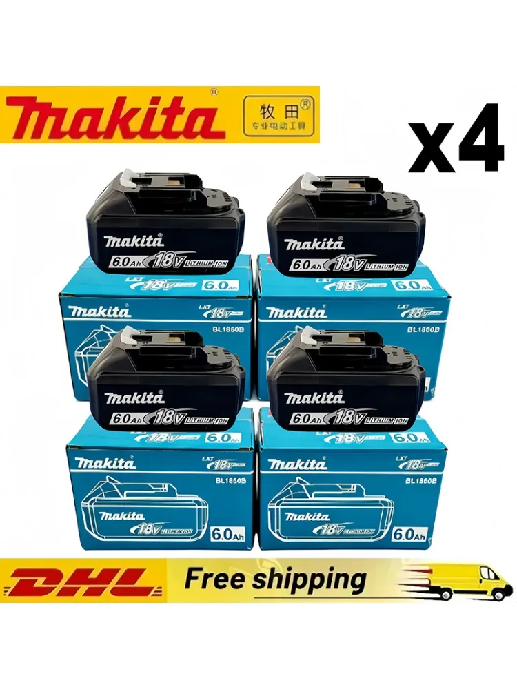 Originele Makita Verbeterde BL1860 Oplaadbare Batterij 18V 6Ah Lithium voor Makita 18V Batterij BL1840 BL1850 BL1830 BL1860B LXT 400 - afbeelding 2