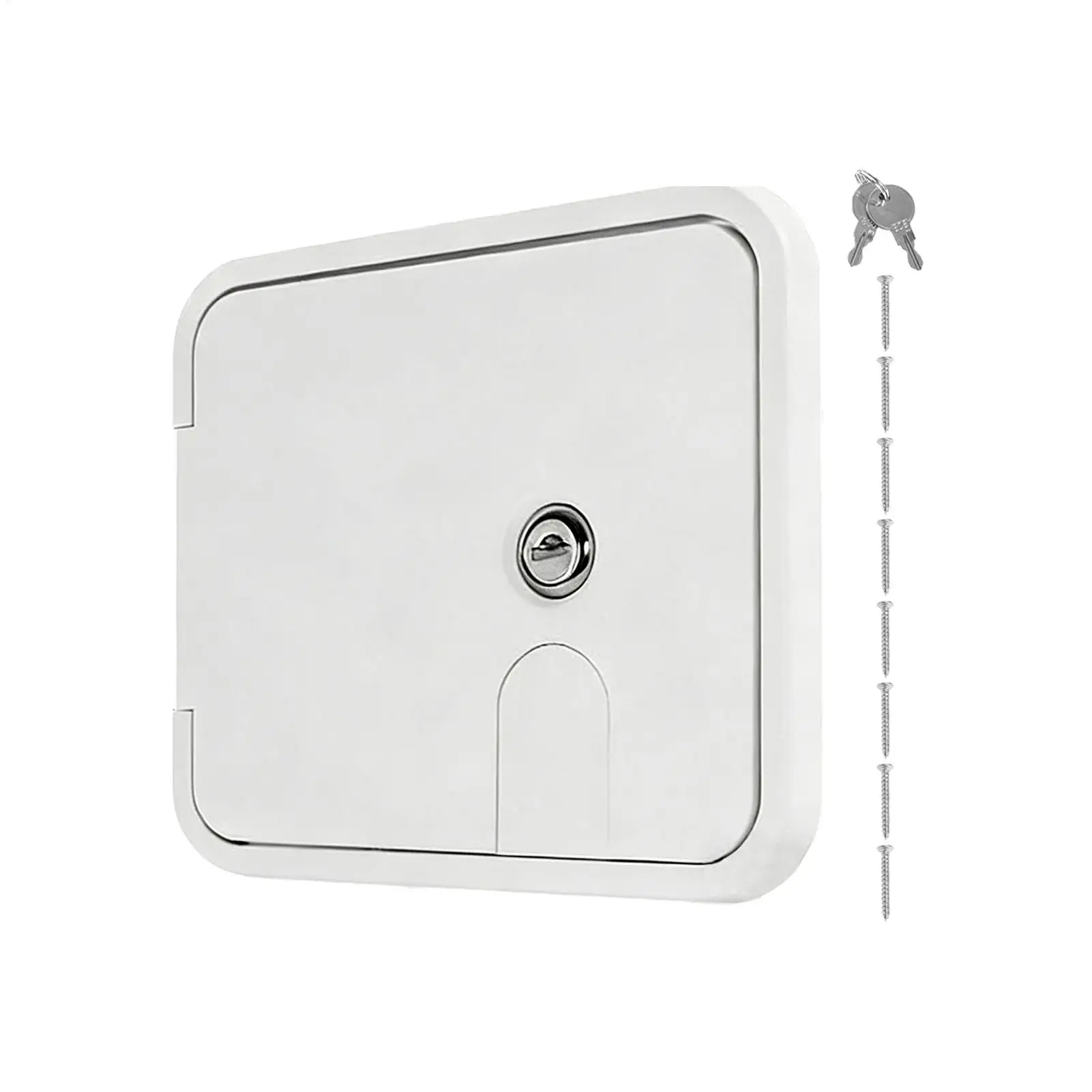 

RV Access Door Rust-Resistant Cover Rv Access Door Cable Hatch For Inspection Port Floor Cable Indoor Vehicles