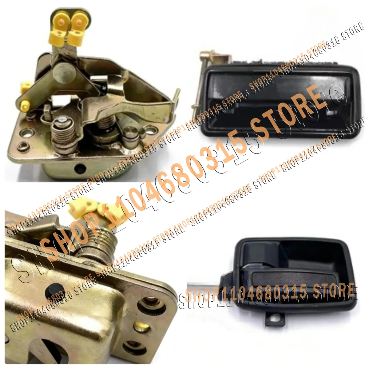 

For WA320Inner Outer Handle Lock Loader Forklift Door Lock Assembly WA380/470 High Quality Door Outer Handle Lock Block