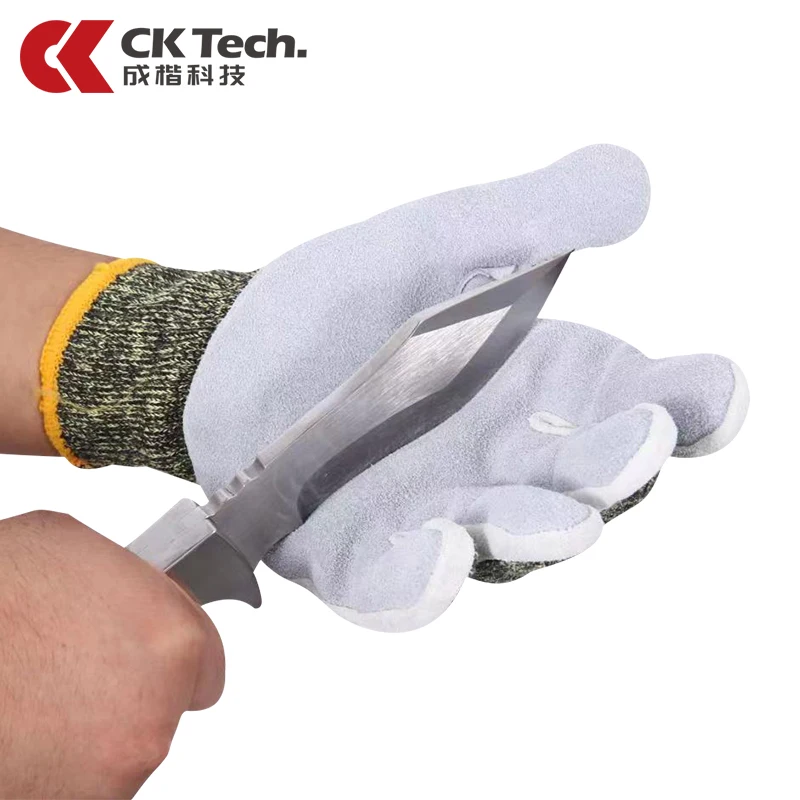 

High quality aramid woven anti - cutting gloves industrial protection level 4 anti - cutting selling anti - cutting