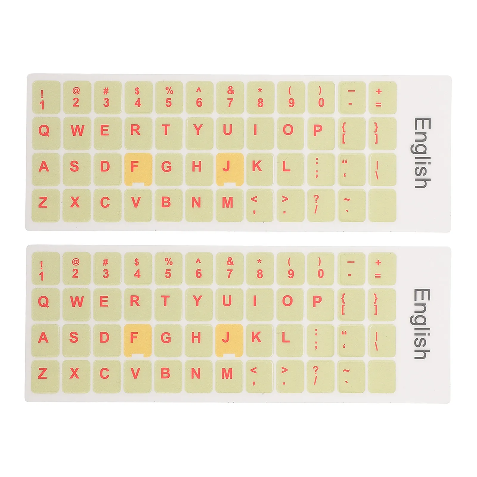 2 sheets Keyboard Stickers Replacement Laptop Computer Waterproof Notebook Halloween Christmas New Year English Letters Stickers