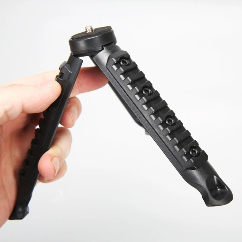  652D 2pcs Portable Keys Light Lanterns Stand Plastic Flashlight Tripod Stable Stand Camping Flashlight Tripod Light Bracket image 4