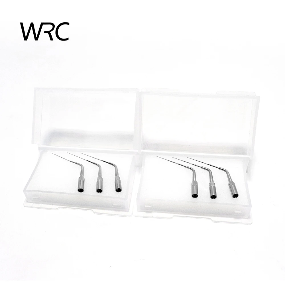 Dental LED Portable Wireless Ultrasonic Activator Activator Ultrasonic Washing Tooth with 6 Tips Dentistry Tools
