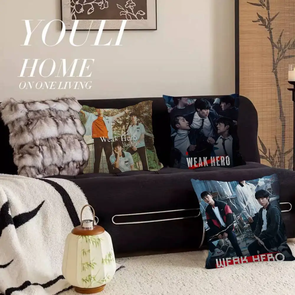 Weak Hero Class 1 Pillow Gift Home Office Decoration Bedroom Sofa Car Cushion Cover case 45x45