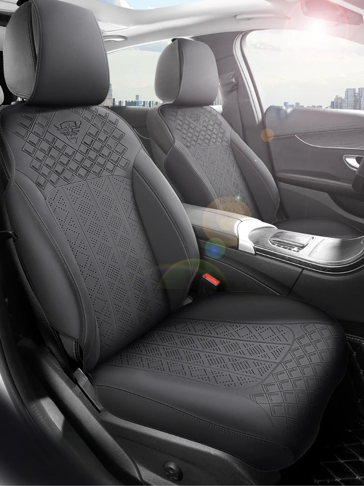 High Quality Leather Car Seat Protection Pad Universal Car Seat Covers Full Set Car Accessories Interior Anti Slip Seat Cushion view 5