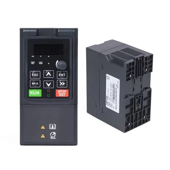 VFD Converter Display Single Phase Input 220V 0.75KW to 55KW Frequency Inverter for Control Motor