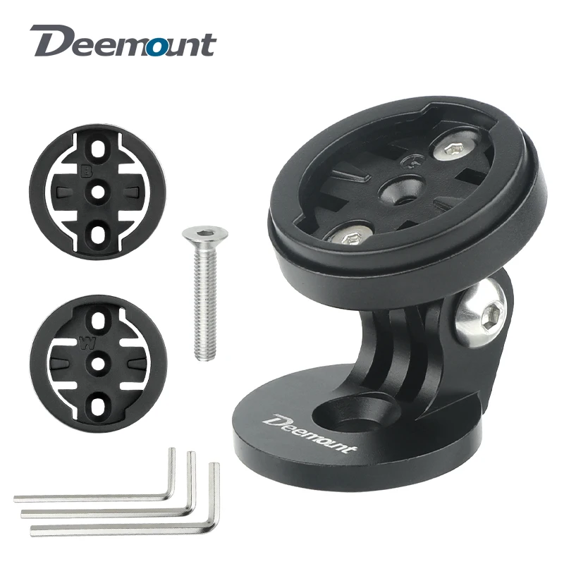 

Deemount Bicycle 28.6mm (1-1/8") Headset Stand For DJI Action Camera Bike Stem Top Cap Computer Bracket Fits Garmin Bryton Wahoo