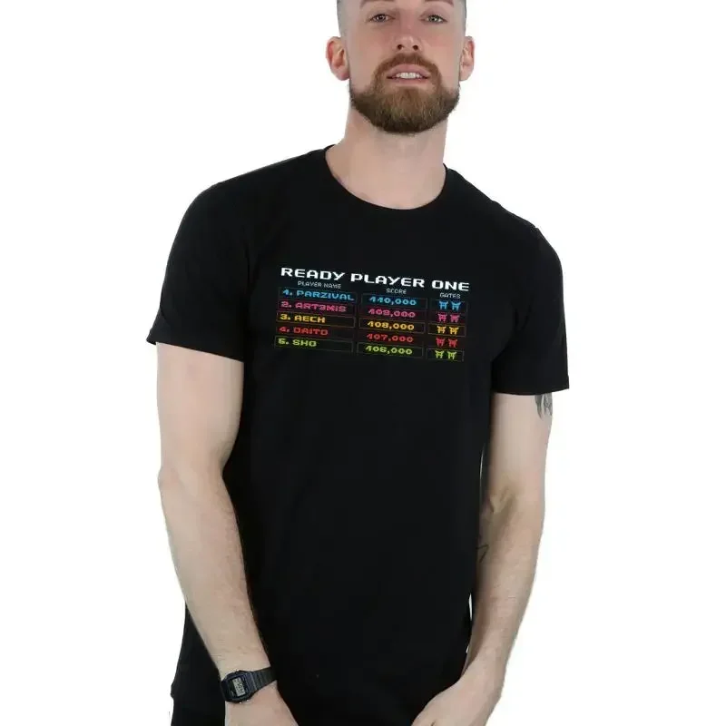 Ready Player One Men's 8-Bit Scoreboard T-Shirt