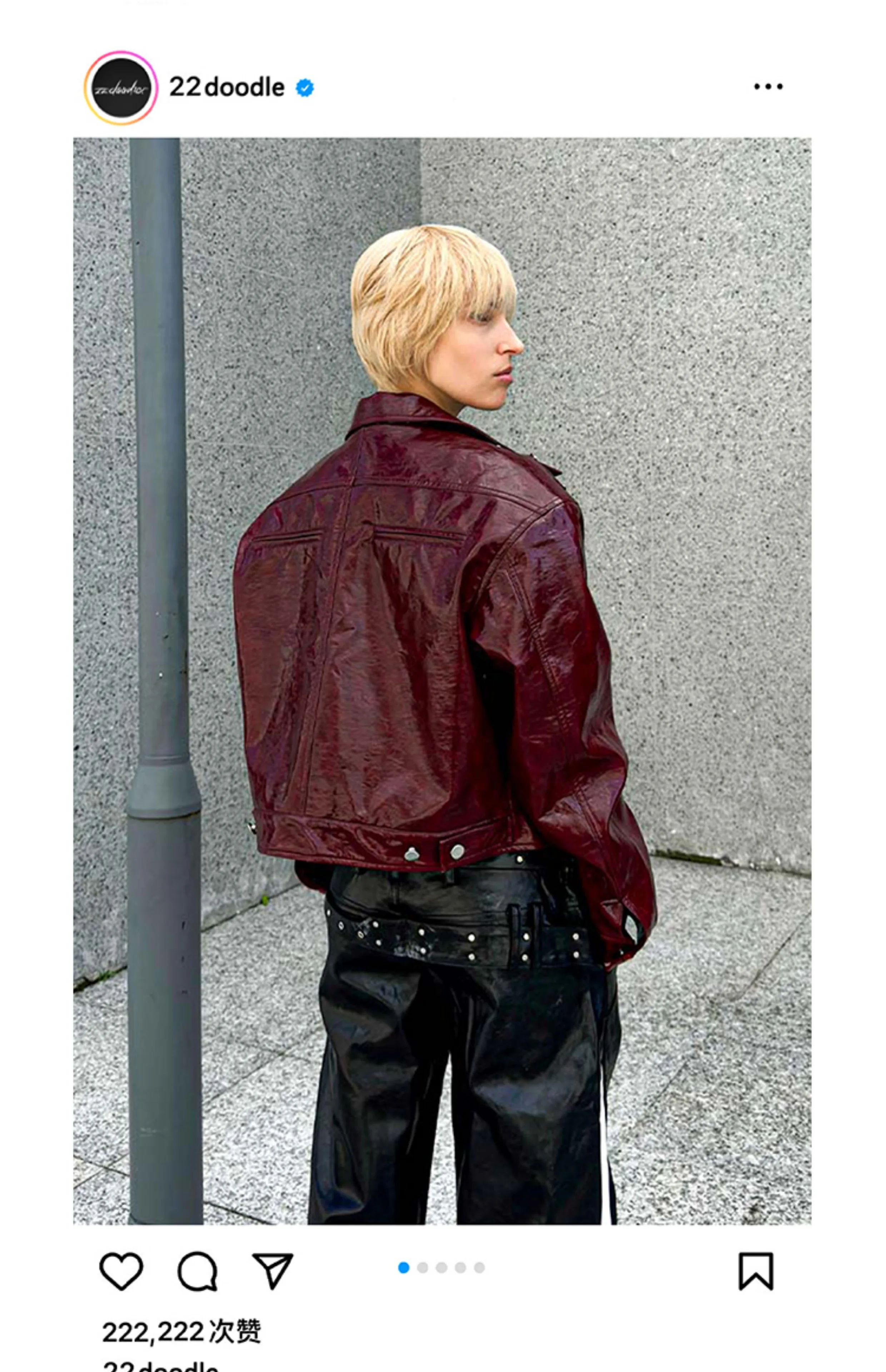 Lautaro Autumn Cool Short Oversized Pu Leather Jacket Women Shoulder Pads Zippper High Quality American Retro Punk Style Clothes