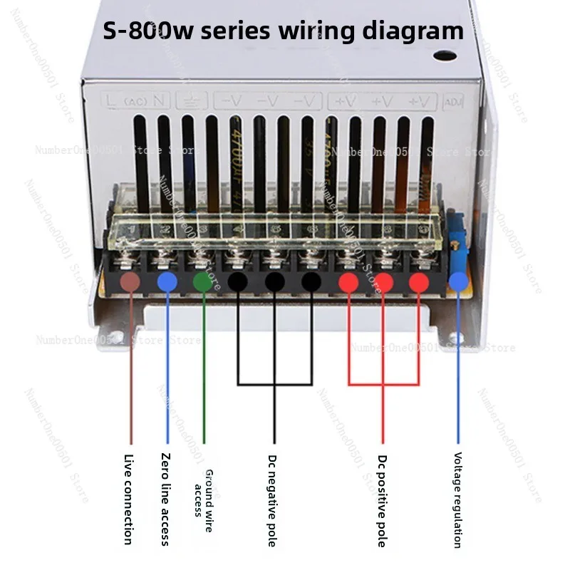 800W DC Adjustable Switching Power Supply 12V/24V/36V/48V/60V/70V/110V/130V for CNC Engraver