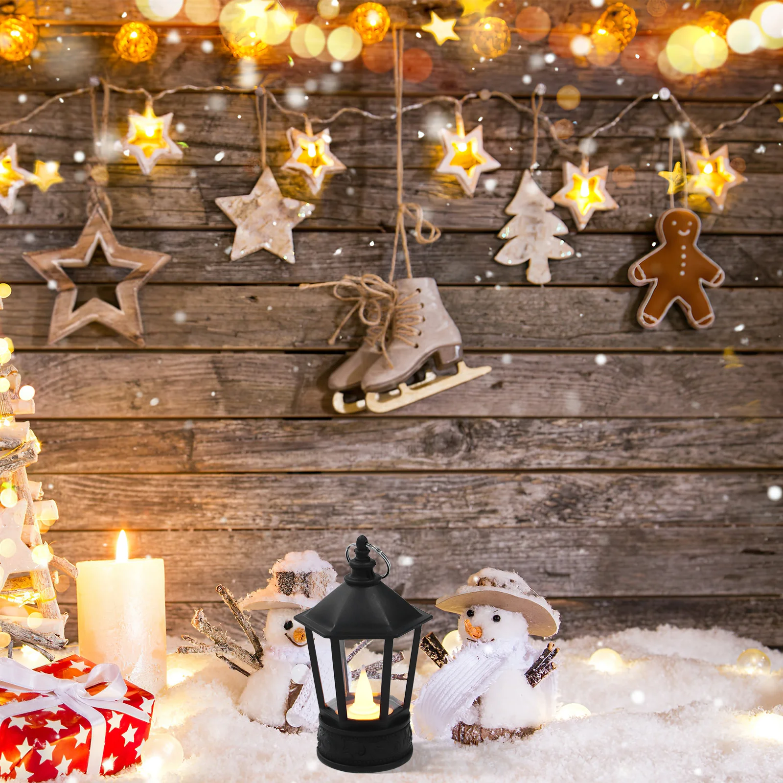 

Outdoor Vintage LED Lantern Decorative Lanterns Decorative for Patio Home Wedding Christmas Party Lighting