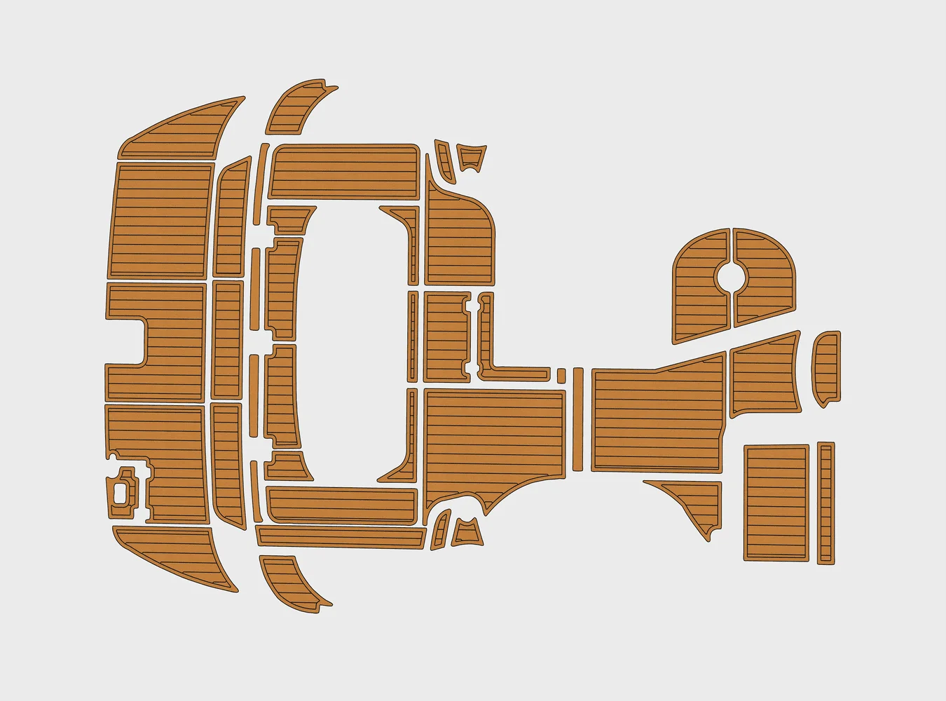 

2000-2001 Regal 4160 Commodore 1/4 дюйма, 6 мм, пена EVA, нескользящий ПВХ, настил из тикового дерева, морской коврик,...ek, ковер gatorstep, морской пол