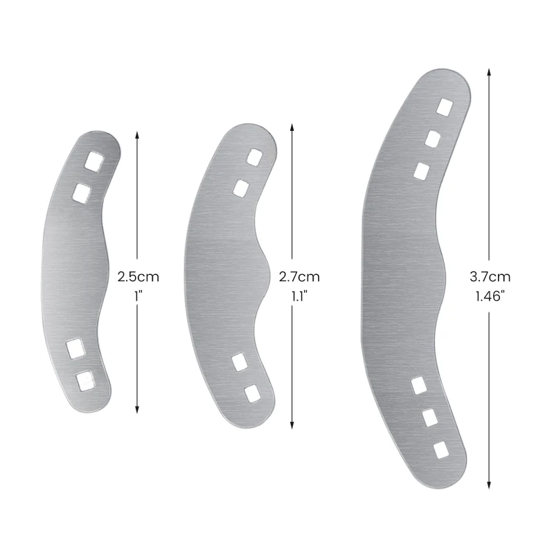 60Pcs Dental Matrix Bands Orthodontic Stainless Steel Molding Sheet Matrix Sectional Contoured Forming Sheet Metal Matrices