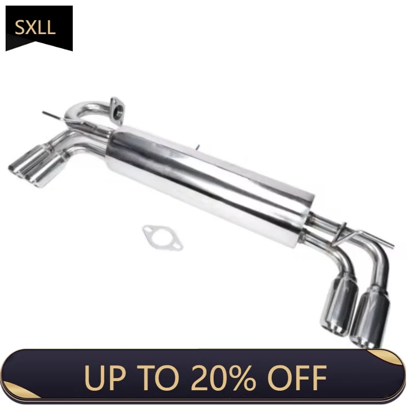 

SXLLFor 1985-1989MR2 W10 SW 4A-GE Cat Back Exhaust T304 Stock Axle Back Cat Back Exhaust System 2 "Dual Muffler Tip