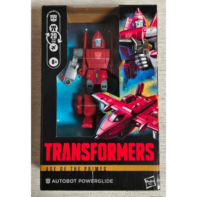 

In Stock Takara Hasbro Tomy Transformers Toys Age of The Primes Powerglide Model Robot Collection Action Figures Toy Gifts Hobby
