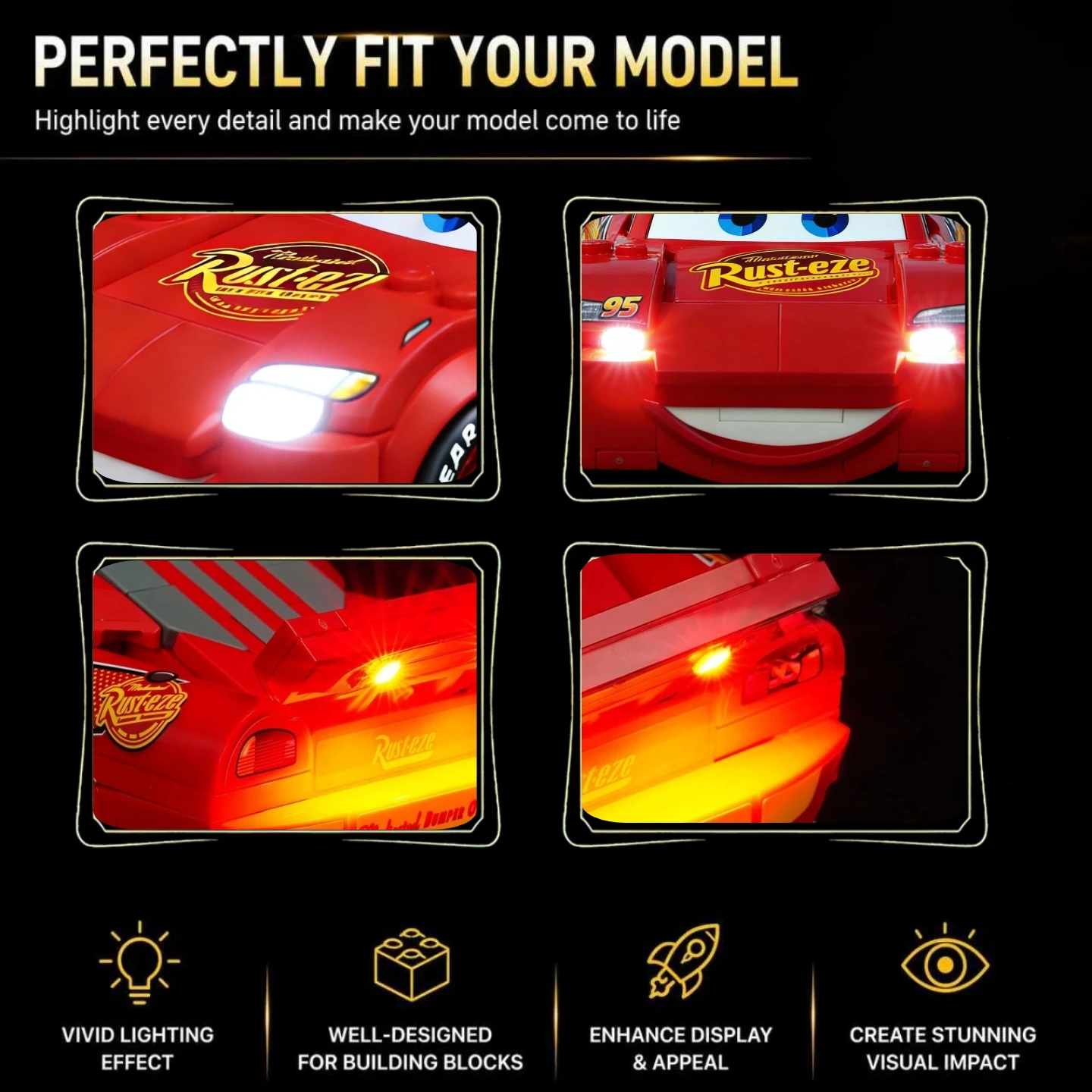 Светодиодная лампа HPROSPER 5V – обзор и цена Lighting Mcqueen Wall Decor