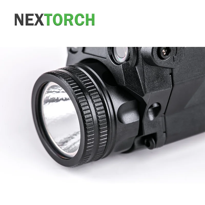 NEXTORCH WL30 LED z trzema źródłami światła, białe światło 400 lumenów, światło broni taktycznej dużej mocy, laser na podczerwień 850 nm