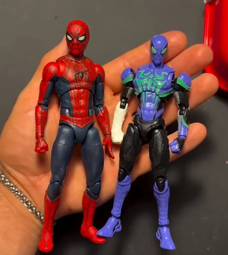 Genuine New Arrival Blokees Marvel Rivals Champion Class Chasm Spider-Man Movable Assemble Model Kit Toy Figure