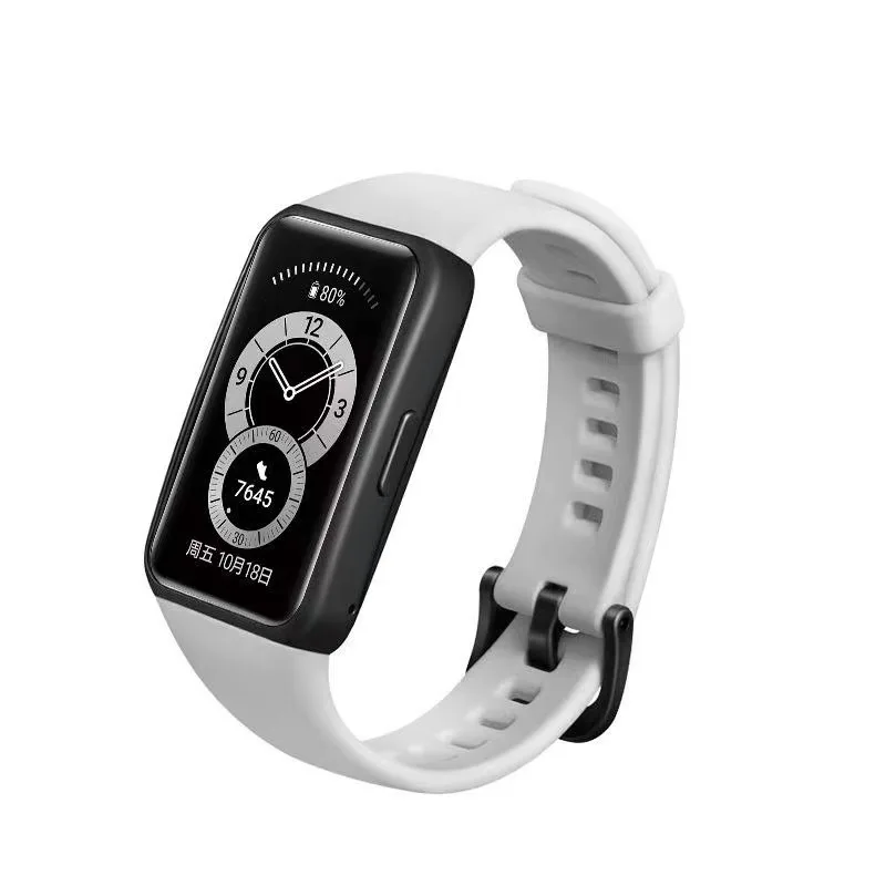 Silicone Strap For Huawei Band 6/Honor Band 6 Original Replacement Smart Bracelet Wristband Belt For Huawei Band 6 Pro Correa