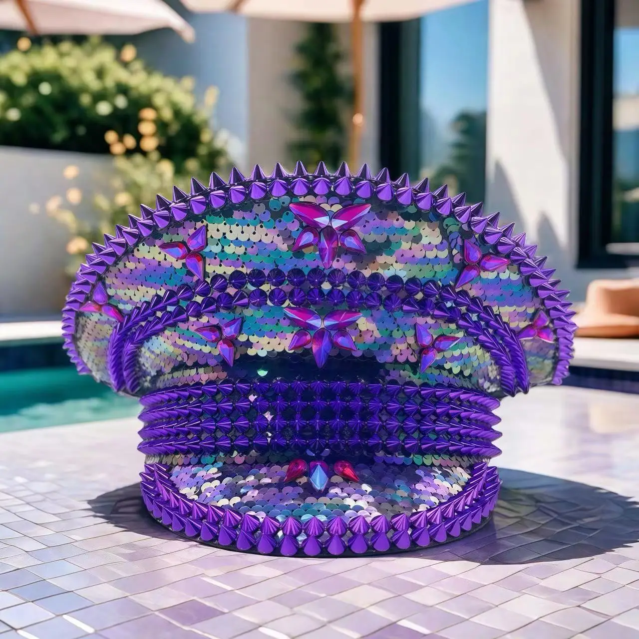 

Капитанская шляпа в стиле стимпанк со стразами для фестиваля Burning Man для женщин, винтажные военные аксессуары и кепка для мужчин