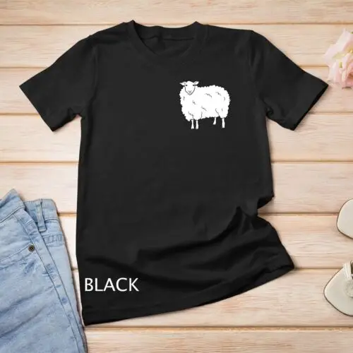 Cute Pocket Sheep Whisperer Farmer Sheep Farmer Love Sheep Unisex T-shirt