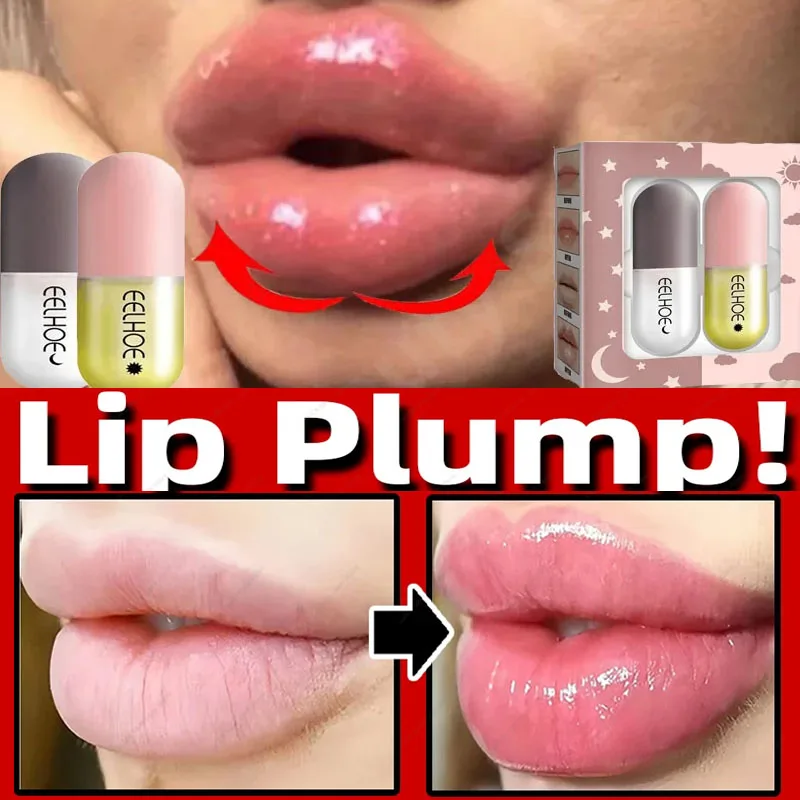 Instant Lip Plumper Oil Lip Plumping Gloss Reduce Fine Lines Increase Lips Elasticity Moisturizing Nourish Makeup Sexy Lip Care