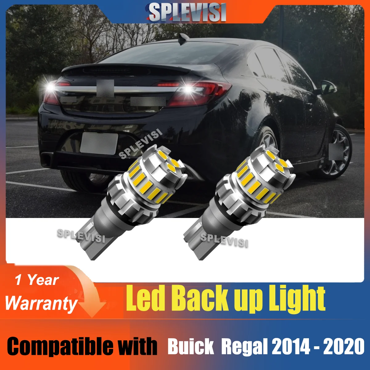 

2x W16W Aluminium Bakup Lamp Reverse Light Bulbs DC12V Replace Kit 6000K For Buick Regal 2014 2015 2016 2017 2018 2019 2020