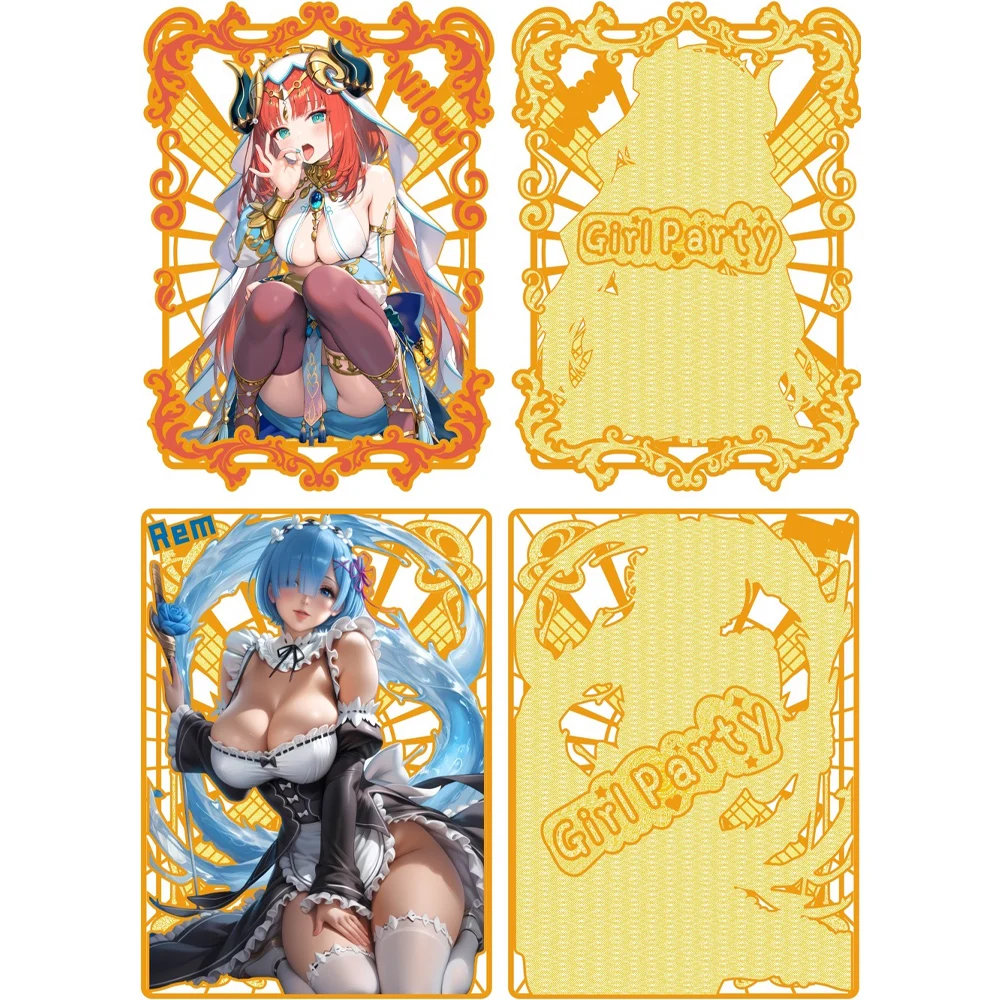 Wholesale Newest Goddess Story Waifu Metal Card Hobby Collection Card