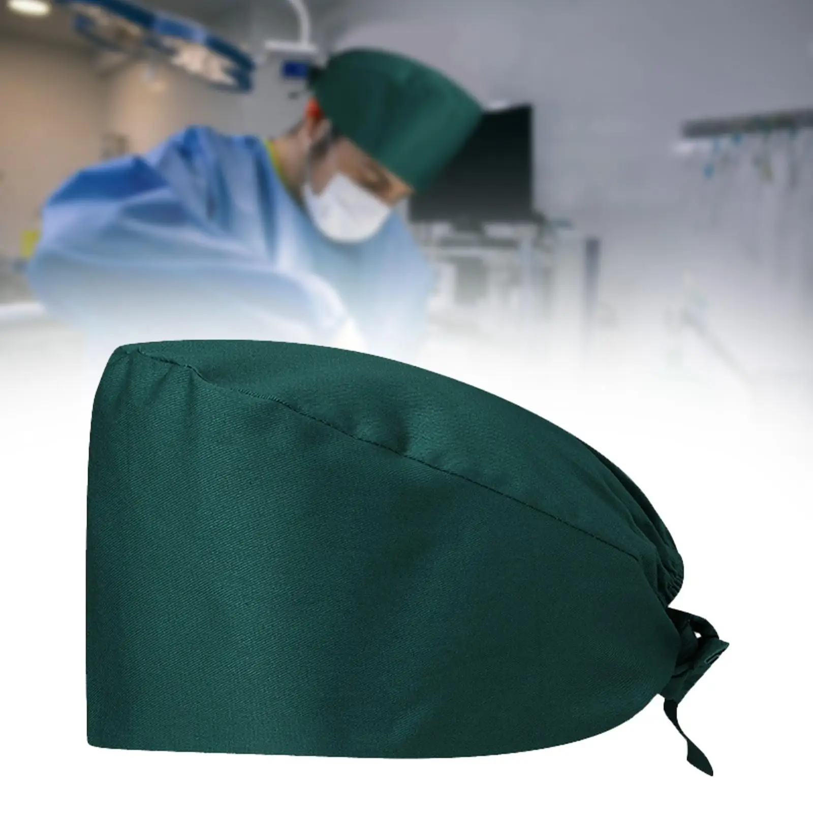 

Tie Back Scrub Cap Fashion Headgear Washable Unisex Scrub Hat for Beauty Salon SPA Cosmetology Pet Grooming Nurse Gift Men Women