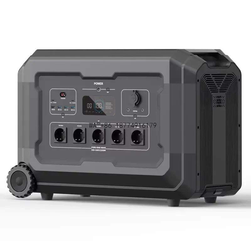 wmwmnu   Supply Lifepo4 Btry Bank Mobile Tragbare Powerstation Charge 5000w Solar Generator 3600w Portable Power Station