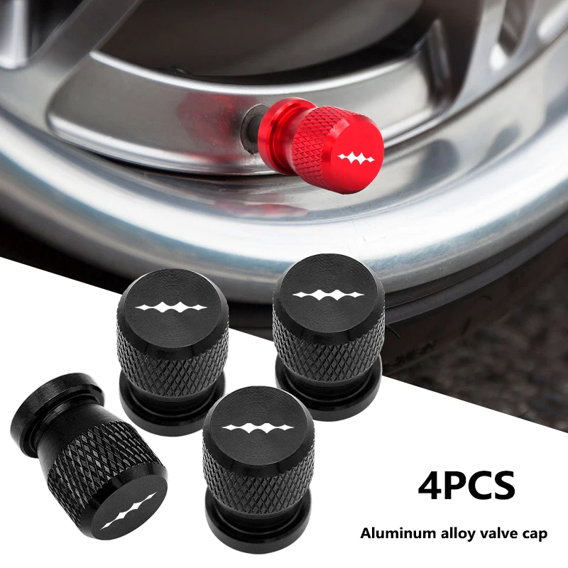 4 Pack Aluminum Car Wheel Tire Valve Cap Caps for BYD Leopard 5 8 BAO 5 8 Titanium 3 Car Decor Accessories