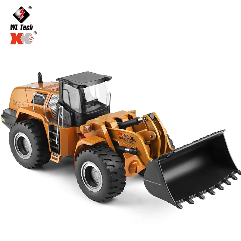 WLTOYS 14800 1:14 8CH Electric Remote Control Dozer RC Truck Beach Toys RC Engineering Car Tractor Excavator Toys for Children