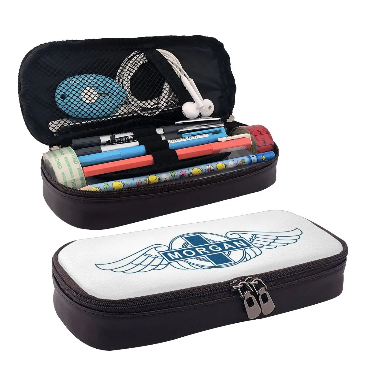 

Morgan Motor Car Company кожаный пенал для детей школьная коробка для ручек пенал канцелярские принадлежности сумка-держатель для ручек