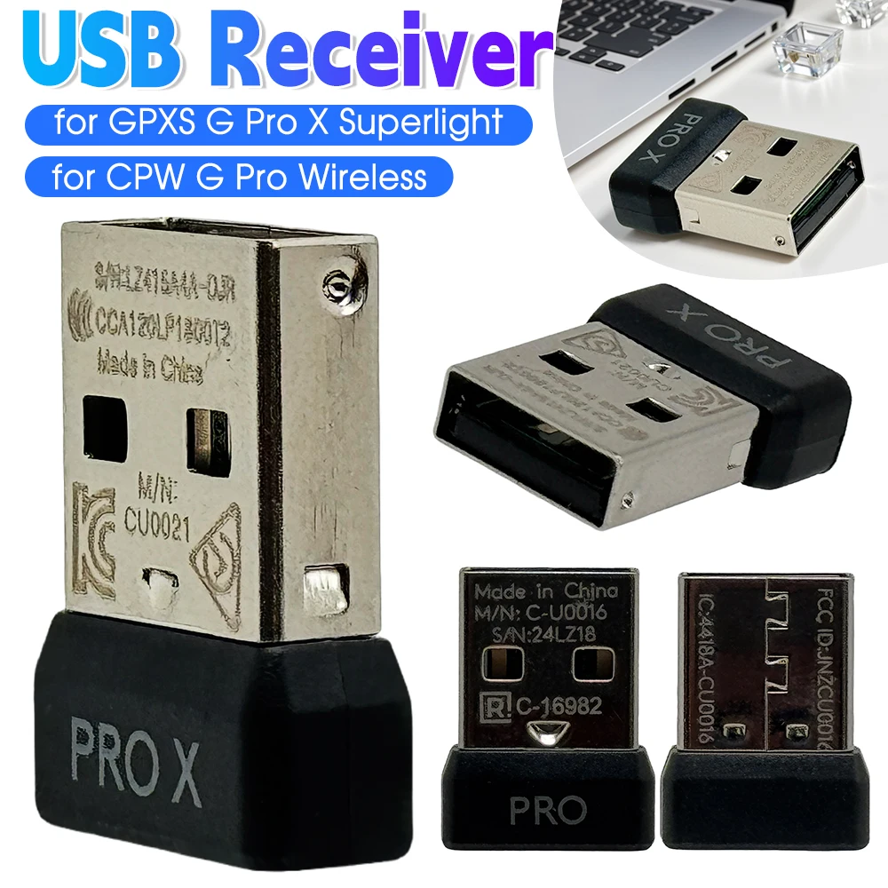 

2,4G беспроводной портативный USB-адаптер для Log G Pro Wireless/Gpro X сверхлегкий приемник мыши аксессуары для игровой мыши