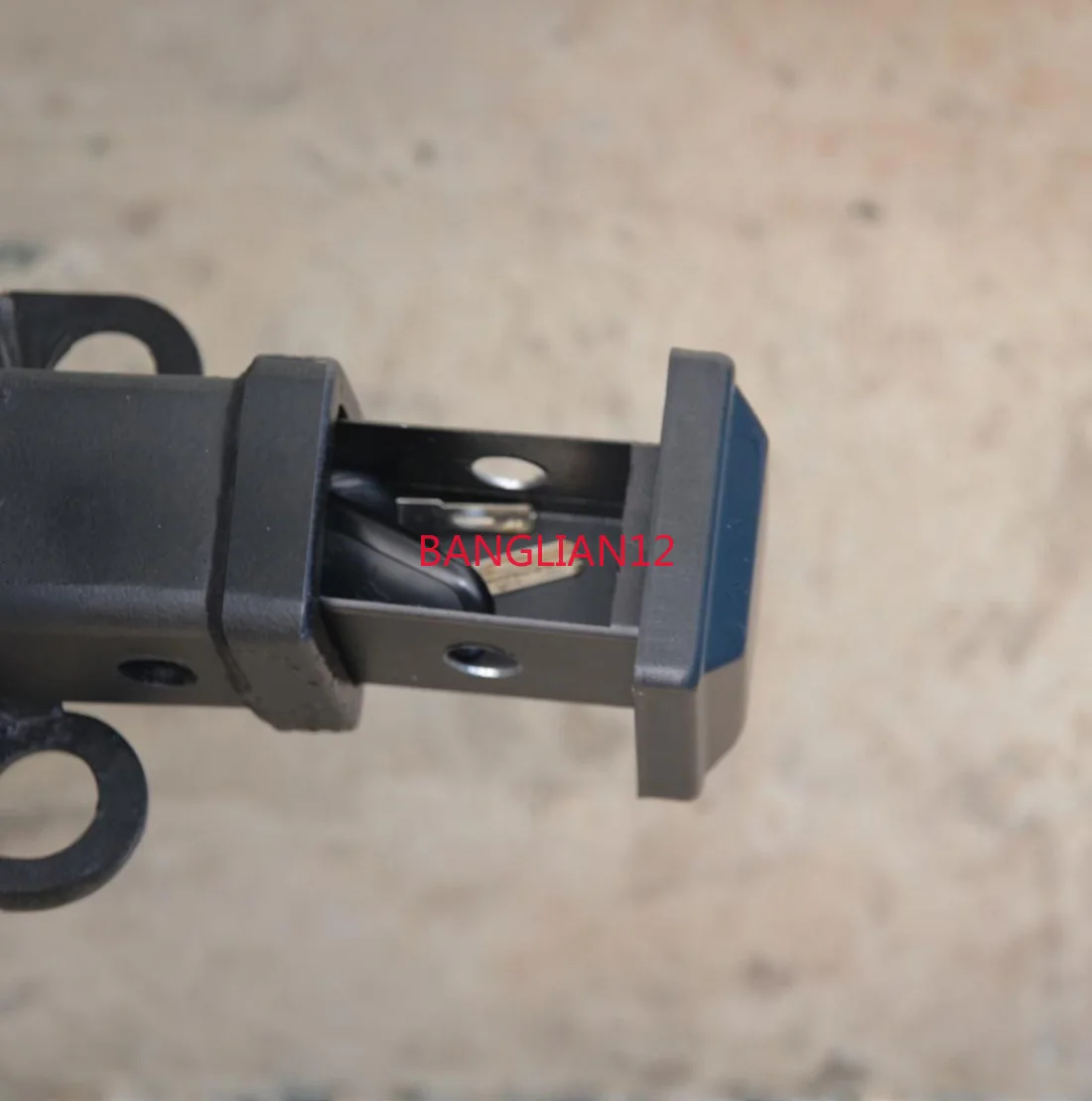 صندوق تخزين بأدراج مخفية لشريط المقطورة، غطاء غبار للفم المربع