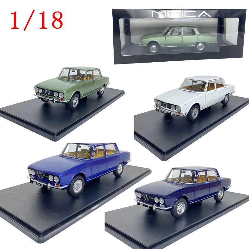 Diecast 1/18 Scale Model Car Alfa Romeo Alfetta  2000L Spider Alloy Car Model Alfa Romeo Play Vehicles Toys for Boys Original