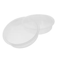 2 Pcs Bird Feeder Water Tray Round Bowls Replacement Bath Accessories Birdbath Dish Hummingbird Outdoor Durable Easy Clean Bird