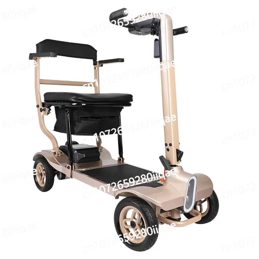 Travel Ultra Light 15Kg Portable Folding Electric Mobility Scooter 4 Wheel Lightweight Mobility Scooter