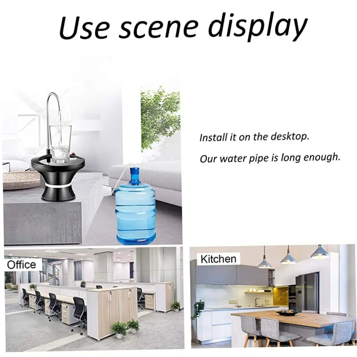 Water Pump For 5 Gallon Jug Efficient Water Bottle Dispenser Pump Rechargeable Electric Fuzzibud