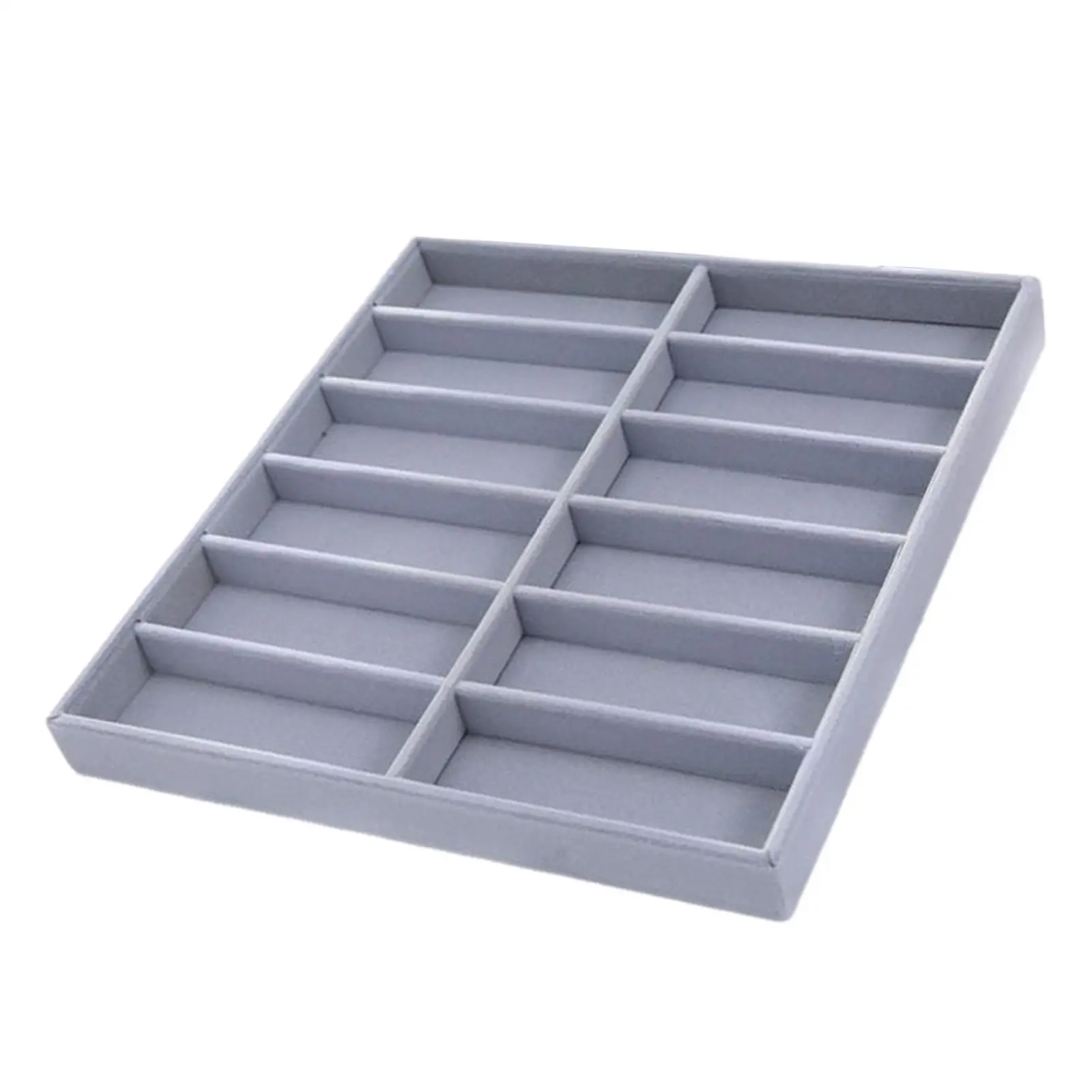 Sunglasses Holder Organizer Eyewear Display Case Multiple Pairs 12 Compartment