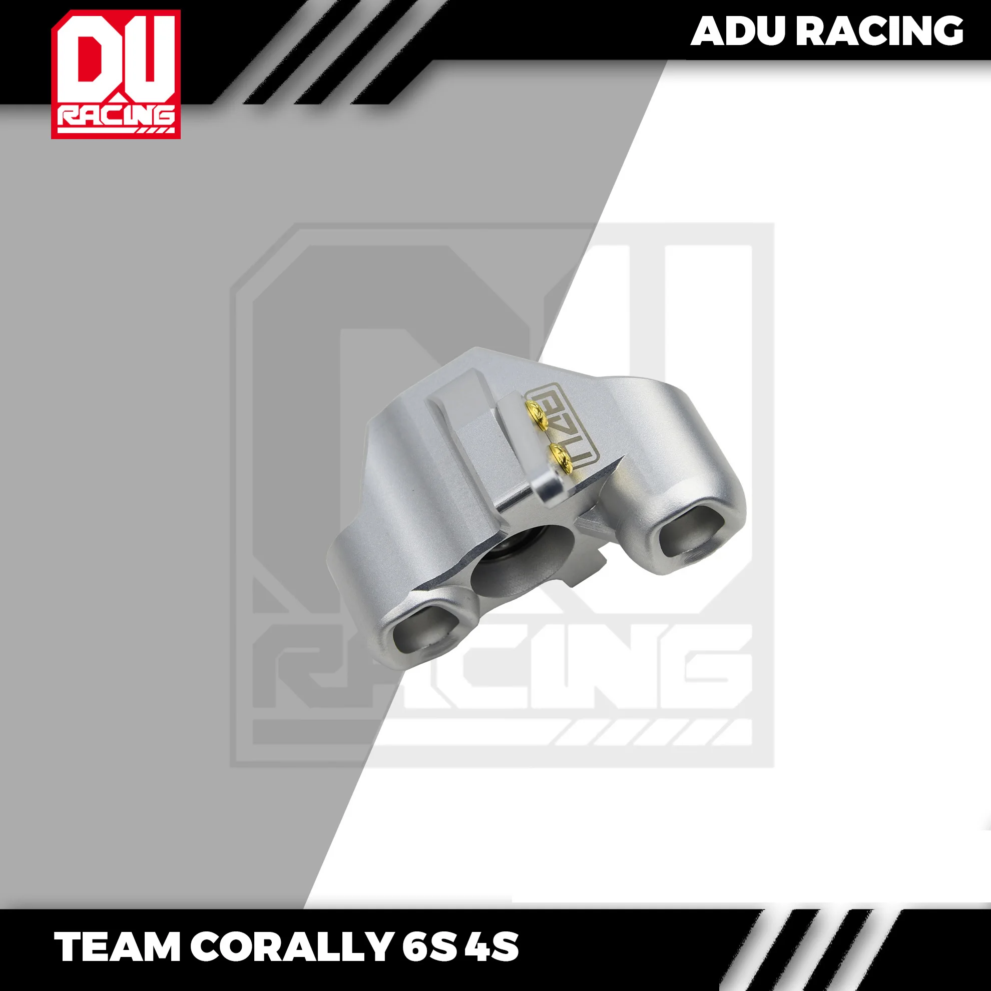 ADU Racing STEERING BLOCK FRONT CNC 7075 T6 ALUMINUM FOR TEAM CORALLY kagama XTR KRONOS JAMBO