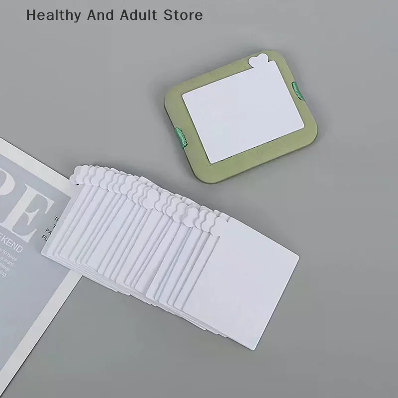 100 fogli di carta assorbente per olio per il viso portatile con custodia a specchio Carta per la cura del viso per donna di bellezza assorbe la bellezza del grasso del viso